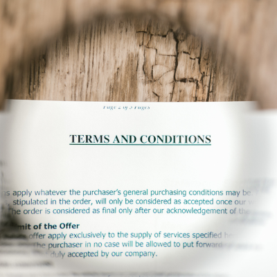 Terms and Conditions